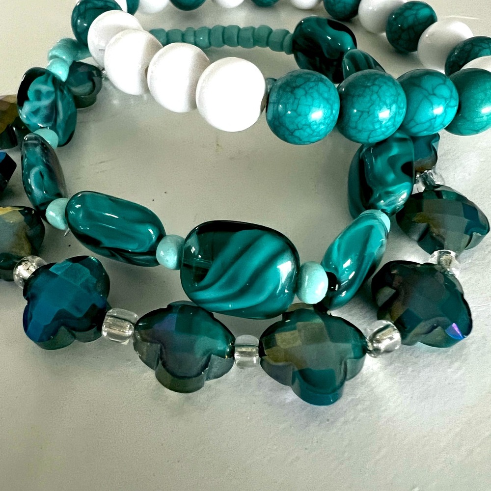 Glass Bracelet Stack